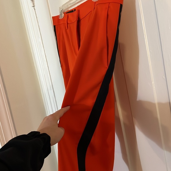 Wildfang empowered color block slim cropped pant, size 12 - Picture 3 of 4